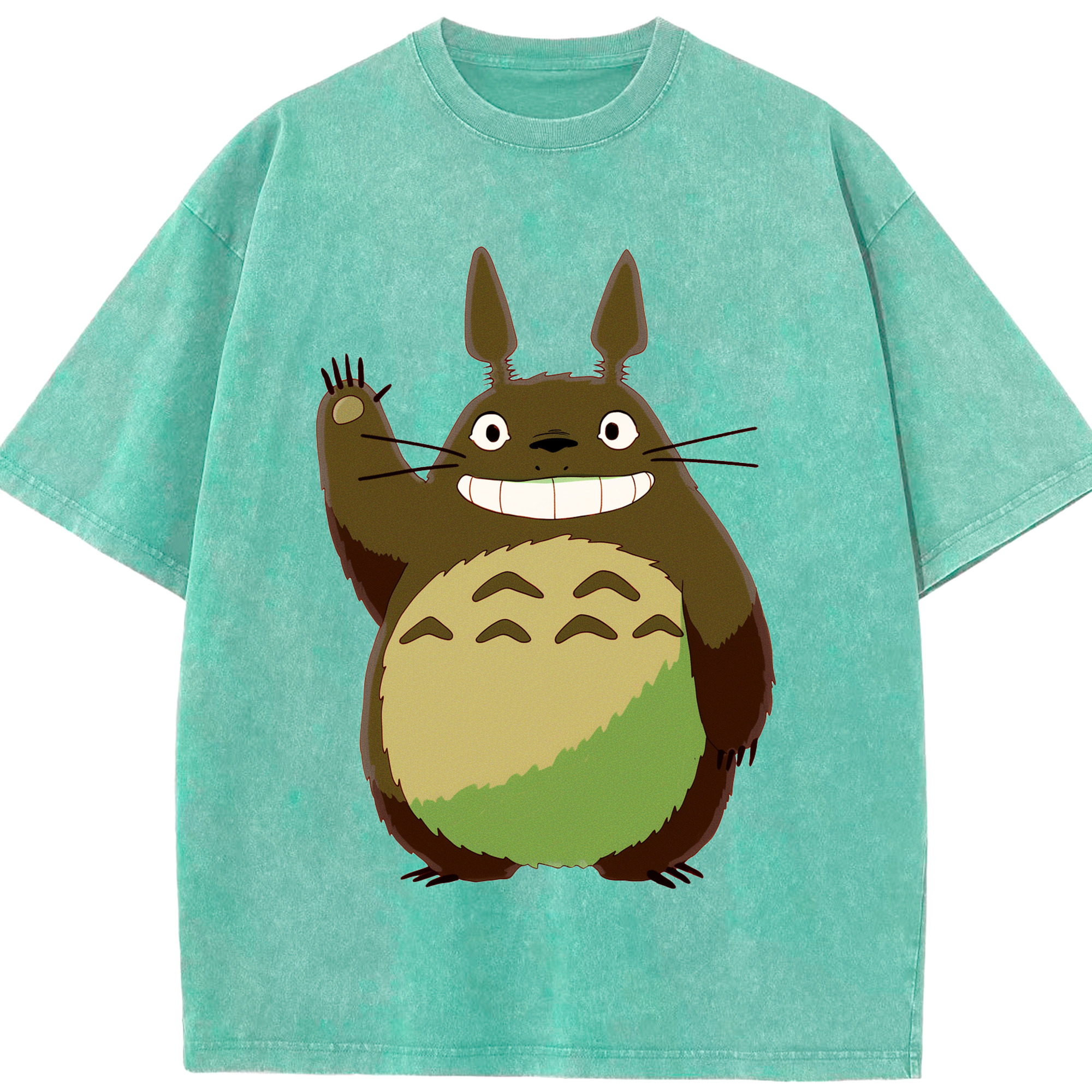 （画像用） となりのトトロ 草壁メイ 草壁サツキ My Neighbor Totoro Satsuki Kusakabe Mei Kusakabe 綿100% ヴィンテージ風 半袖Tシャツ（フロントプリント）